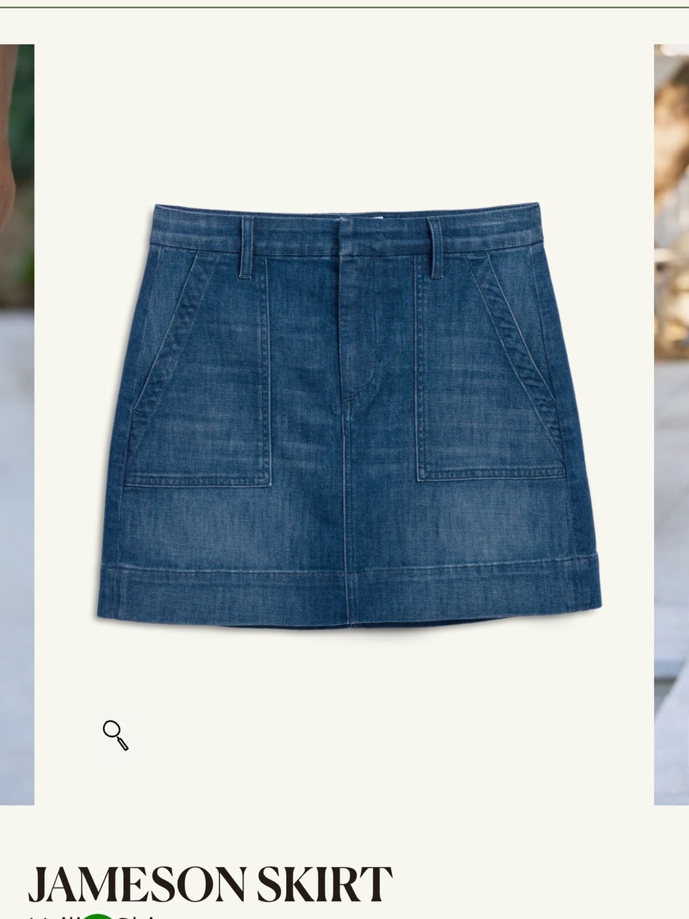 Frank & Eileen JAMESON SKIRT
Utility Skirt -1984 wash
